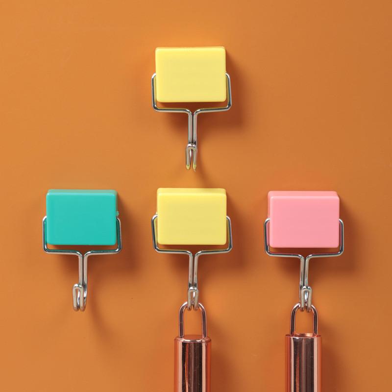 Hook Magnetic No Drill Adhesive For Home Kitchen Office Tools Convenient Durable