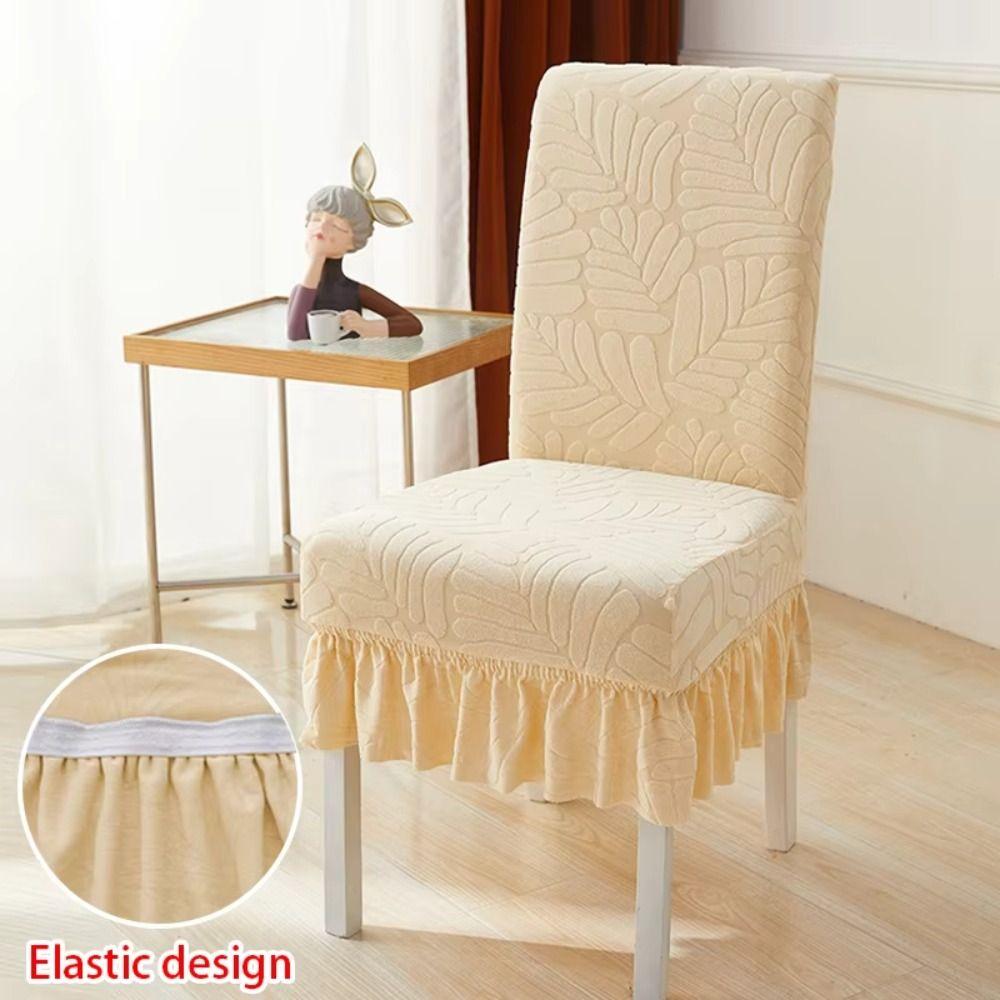 1Pcs Removable Universal Chair Cover Thickened Backrest Protector Stool Slipcover  for Home Kitchen