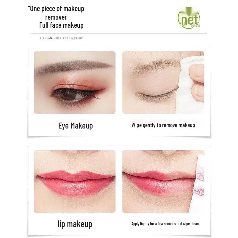 Avocado Gentle Facial Cleansing Makeup Remover Wipes - Portable & Disposable Wet Wipes