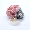 Girls Bridesmaid Wrist Flowers Wedding Party Corsage Bracelet Fabric Hand Flowers