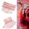10 Pcs Travel Brush Set Makeup Brush Set with Storage Bag Cosmetic Brush Set Make Up Supplies  for Eyeshadow Eyelashes