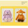 Dinosaur Rabbit Cow Duck Plush Toy Cute Cartoon Girl Holiday Gift Pillow Throw