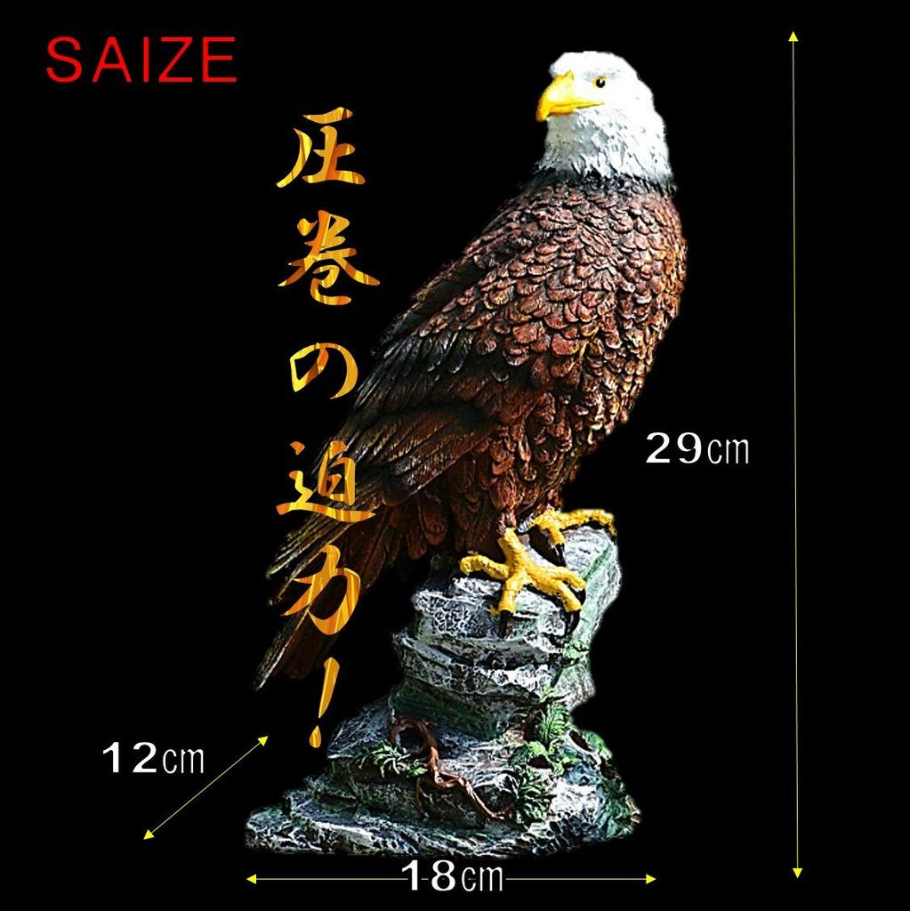 STTS Stärkster Greifvogel Adler Vogelabwehr Schadvogelabwehr Gartendekoration Figur Objekt Krähen Wildvögel Tauben Spatzen Vogel