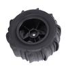   RC Car Tires, 4PCS Rubber Tire Set Crawler Wheel Tire Compatible with 1Celsius14 1Celsius16 Scale RC Cars Replacement for   MJX HBX  