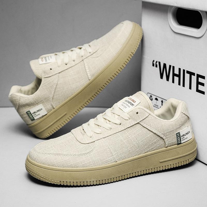 Men's shoes new summer breathable versatile casual platform cloth shoes men's linen canvas sports shoes