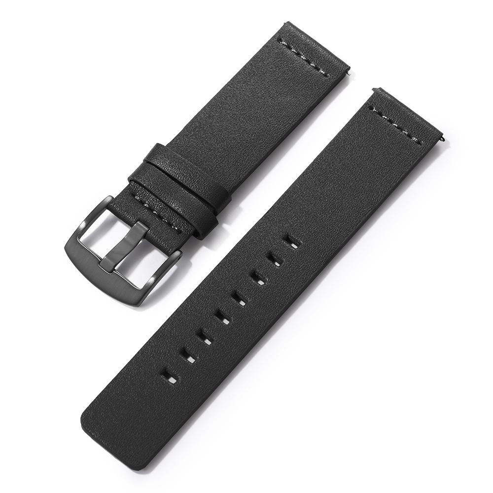 18/20/22/24mm Watch Band Quick Release Leather Strap for Samsung Galaxy Watch 3 Active2 40 44mm for Huawei Watch Gt 2 WatchBand