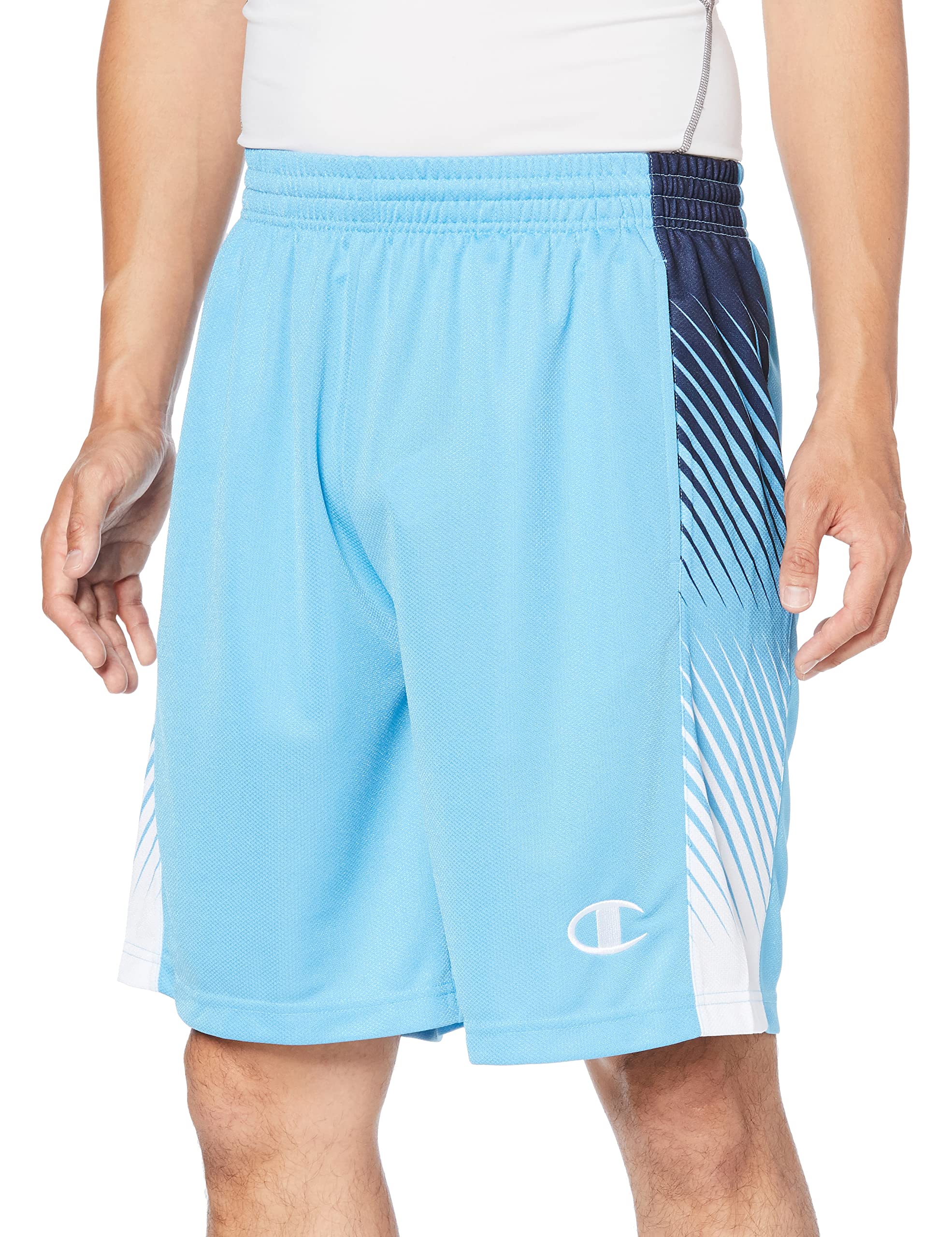 

Баскетбольные шорты Champion Stretch с логотипом в одну точку, синие, размер L, мужские, (C3-XB525)