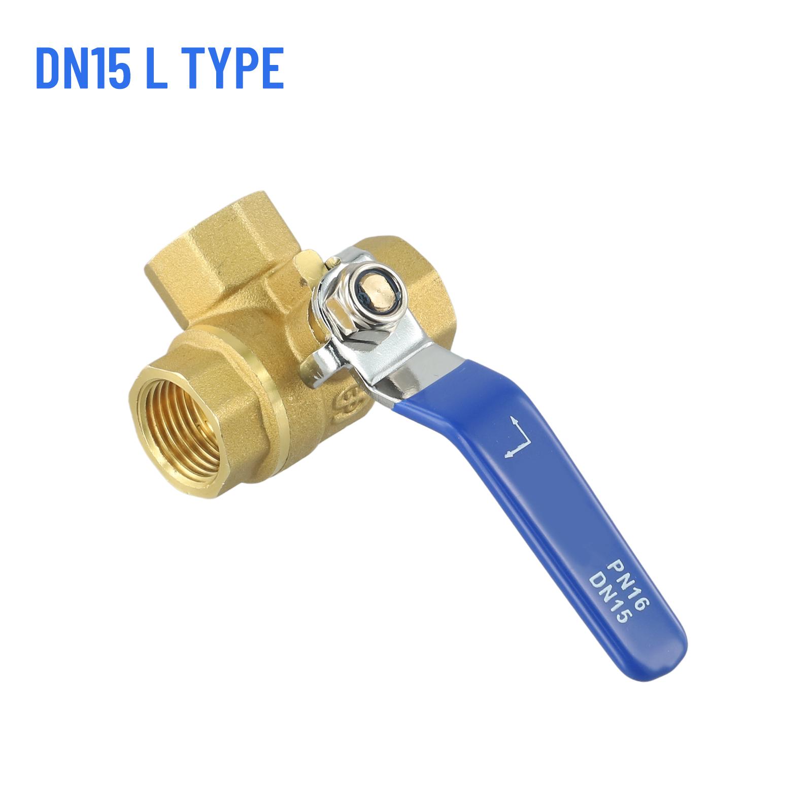 

1 Inch Three-way Ball Valve Ball Valve Copper Ball Valve For Water Oil Gas DN15 L type