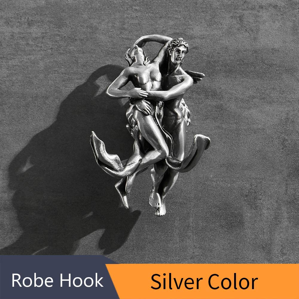 Romantic Gold Bathroom Towel Hook Robe Brass Coat and Clothes Hook, Classic Heavy Duty Wall Hook for Bathroom MB-0812B