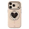 Pearl bow is suitable for Apple 16 mobile phone case iPhone17promax film 14 Korean 11 magnetic suction bracket