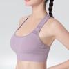 High Impact Support Sports Bra Running Yoga Fitness Women Seamless No Underwire Y Back 3/4 Cup Padded