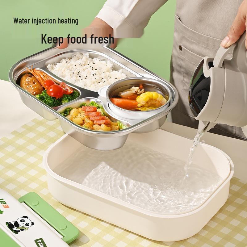 316 Stainless Steel Cartoon Lunch Box for Kids - Microwave-safe Bento for School, Dorm, or To-Go Meals