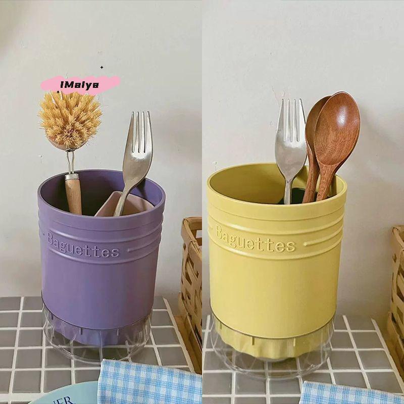 1Pc Multi-Functional Plastic Cutlery Storage Holder Drain Chopstick Tableware Kitchen Organizer for Knife Spoon Fork