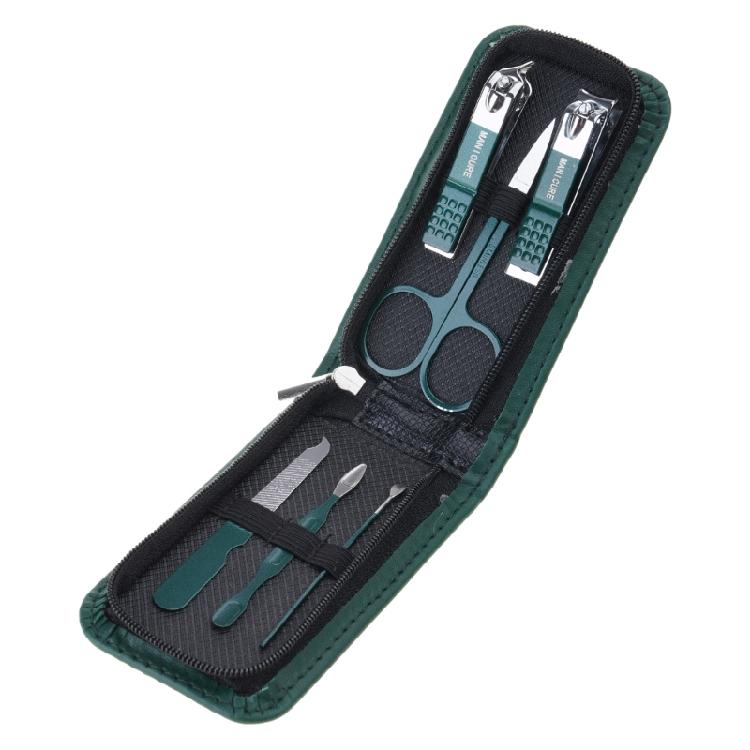 Manicure, Pedicure Kit, Nail Clippers,Professional Grooming Kit, Nail Care Tools with Travel Case,Set of 6 Pieces