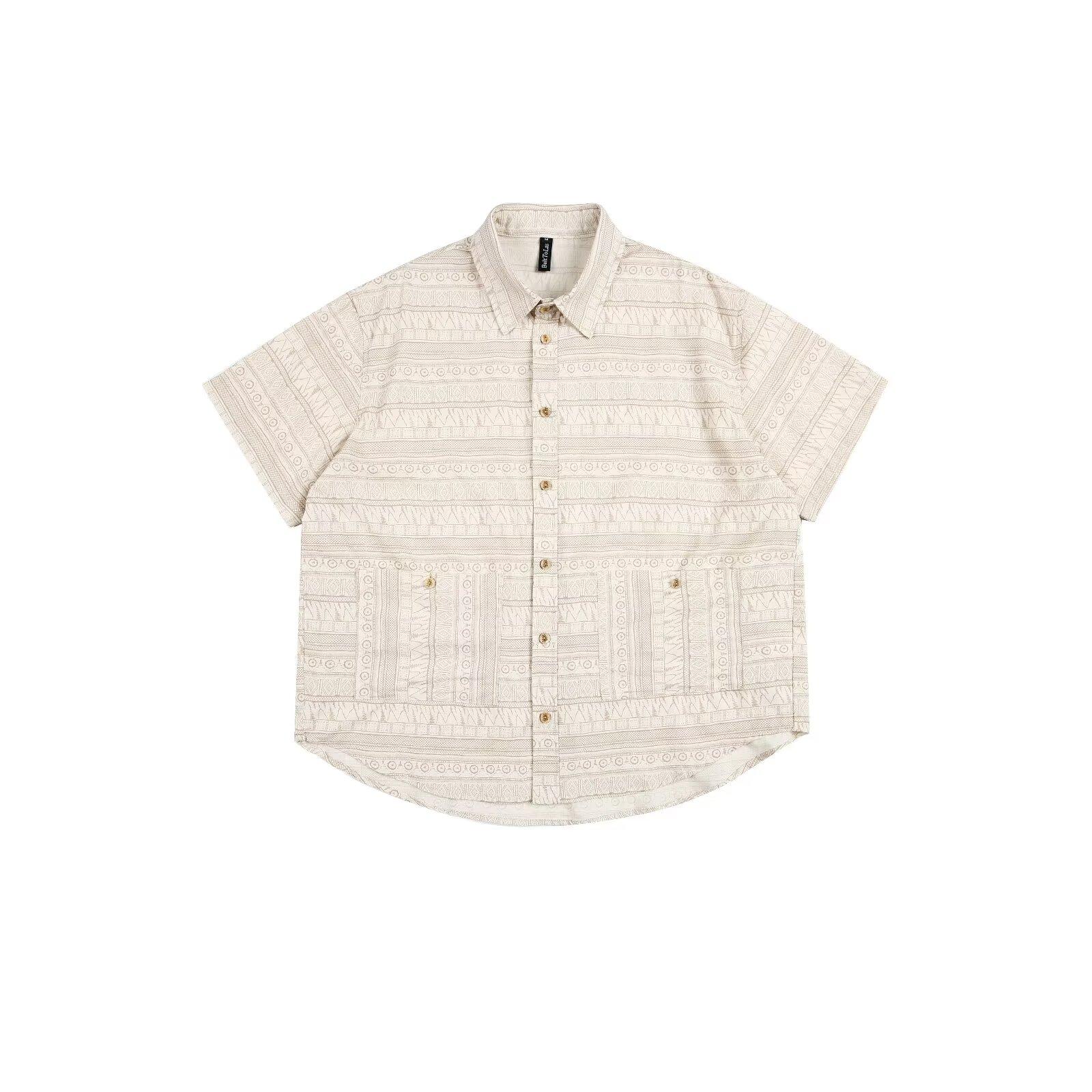 

Клетчатая ретро-рубашка, мужская летняя одежда, стиль Гонконга, студенческий свободный и нишевый дизайн, забавный новый мужской топ для ношения на открытом воздухе 2XL бежевый