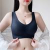 Nahtlose Einteilige Lingerie für Damen in Übergröße Dünner und Atmungsaktiver BH Anti-Hänge Faltbares Accessoire BH ohne Bügel