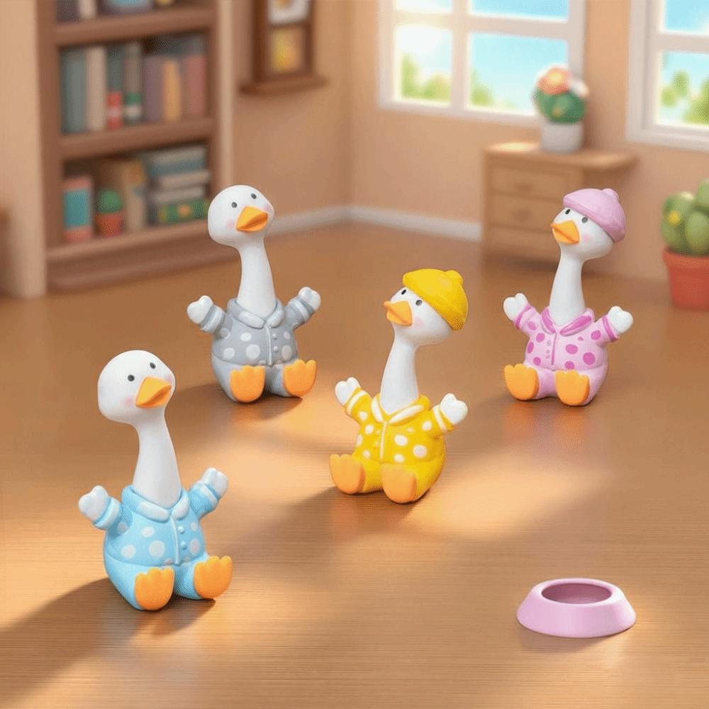 2PCS Miniature Model desktop decoration Cartoon Style desktop trinket  Home Decoration