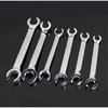 6Pcs 6Mm-19Mm Metric Flare Nut Spanners Wrench Kit For Gas Brake Ac Diesel Lines