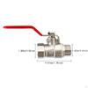 3/8" Ball Valve for Pipeline Management