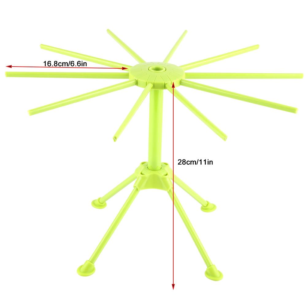 

Foldable Pasta Noodle Drying Rack Spaghetti Dryer Stand Noodles Drying Holder Hanging Rack Cooking Tools Kitchen Accessories зелёный