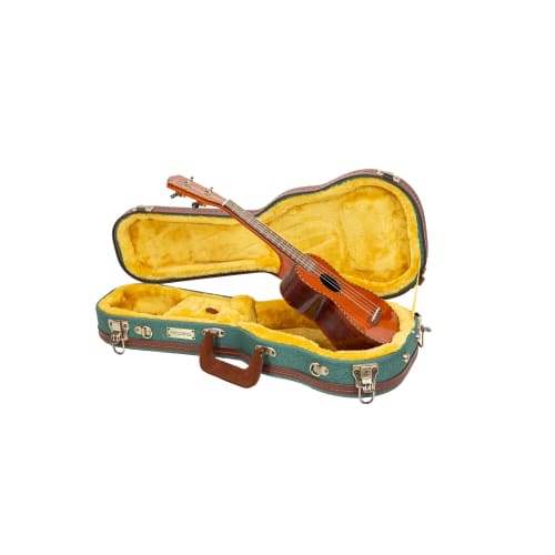 

Crossrock Master Series Tenor Ukulele Case for 27 Large-Body Ukuleles | Malachite Blue Eco-Tweed Fabric with Reinforced Shell Construction, Backpack