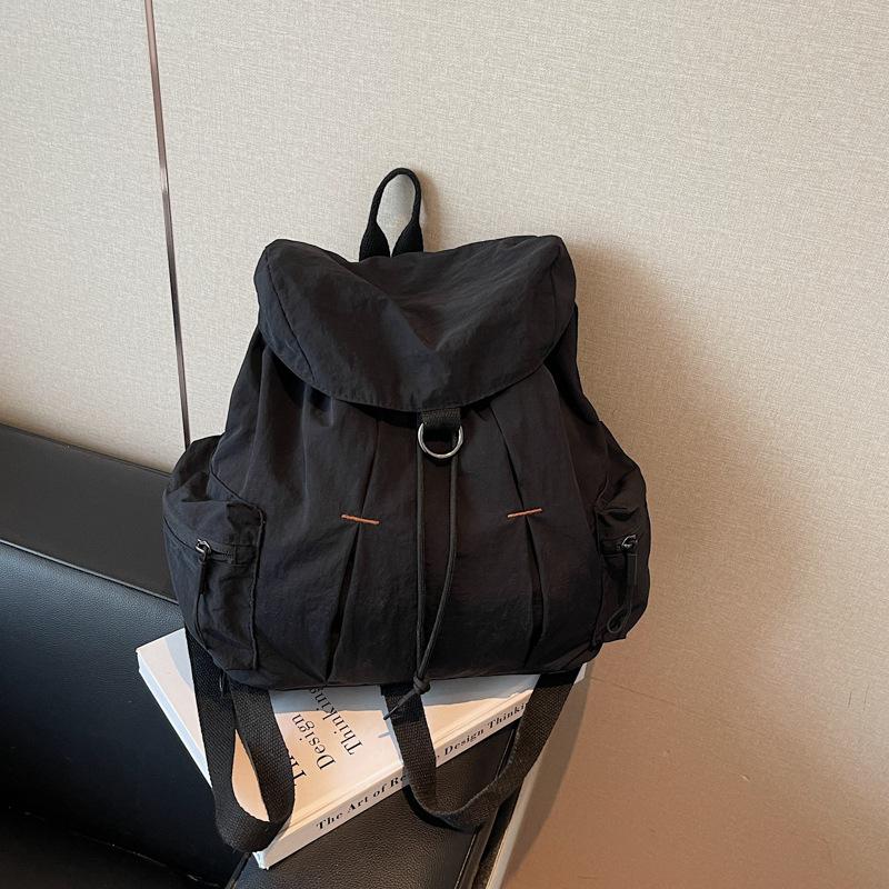 Lightweight travel backpack female fashion college student class cloth bag schoolbag large capacity handbag