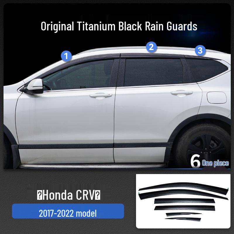 TXR Rain Visor for Honda CRV/Breeze - Window Shield & Car Decoration Accessory