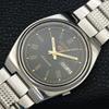 ORIGINAL VINTAGE SEIKO 5 AUTOMATIK JAPAN HERREN SCHWARZES ZIFFERBLATT UHR a500146-2 R151a-a500146
