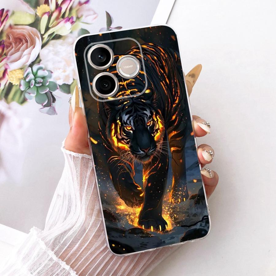 Pro Honor 600 Lite Pouzdro na telefon s počátečním písmenem pro Huawei Y6p Y 7 P Matný zadní kryt Ochrana fotoaparátu Nárazuvzdorná pouzdra