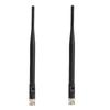 1/2 Pezzi Antenna Ricevitore Microfono Wireless BNC Maschio UHF 868MHz per Ricevitore Audio Digitale Remoto Sintonizzatore UHF Radioamatoriale UHF
