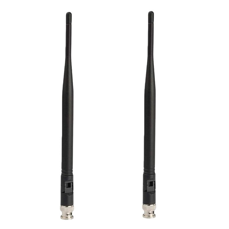 1/2 Pezzi Antenna Ricevitore Microfono Wireless BNC Maschio UHF 868MHz per Ricevitore Audio Digitale Remoto Sintonizzatore UHF Radioamatoriale UHF