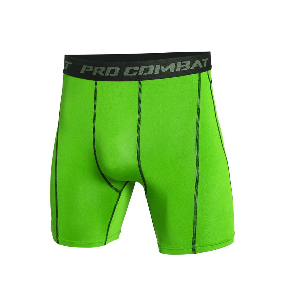 Men's Quick-Dry High-Elastic Basketball Running Shorts 6014: Sweat-Wicking, Tight-Fit Base Layer for Training