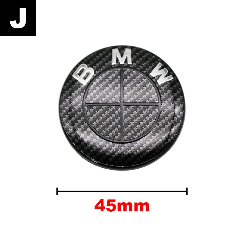 LKCW9 4.5cm Steering Wheel Emblem Sticker Steering Wheel Center Sticker For BMW E46 E90 F30 F20 F10 G20 G30 X1 X3 X5 M Interior Logo