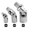 1/2 3/8 1/4 Universal Joint Set - Ratchet Angle Extension Bar Socket Adapter