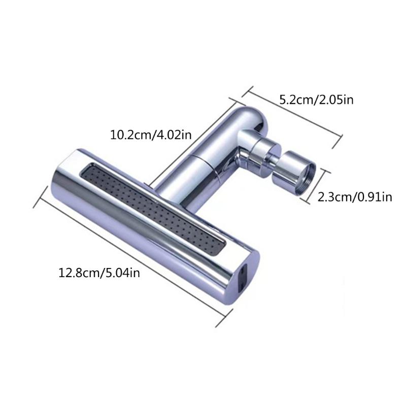 Kitchen Tap Spray Head 360 Swivels Spouts Faucet Extender Kitchen Sink Tap Spray Head Tap Aerator Large Area Replacement