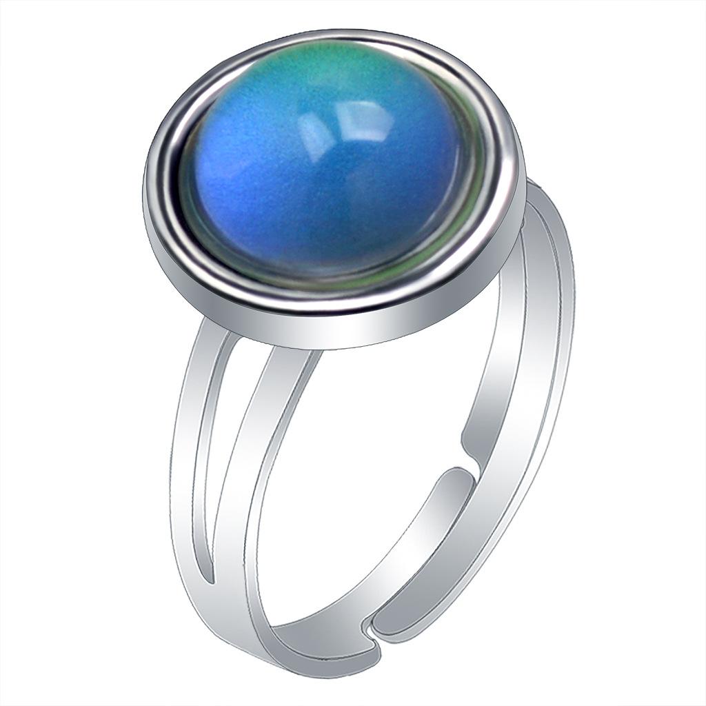 

Fashion Vintage Color Change Mood Opening Ring For Men Women Emotion Feeling Temperature Jewelry Party Gift