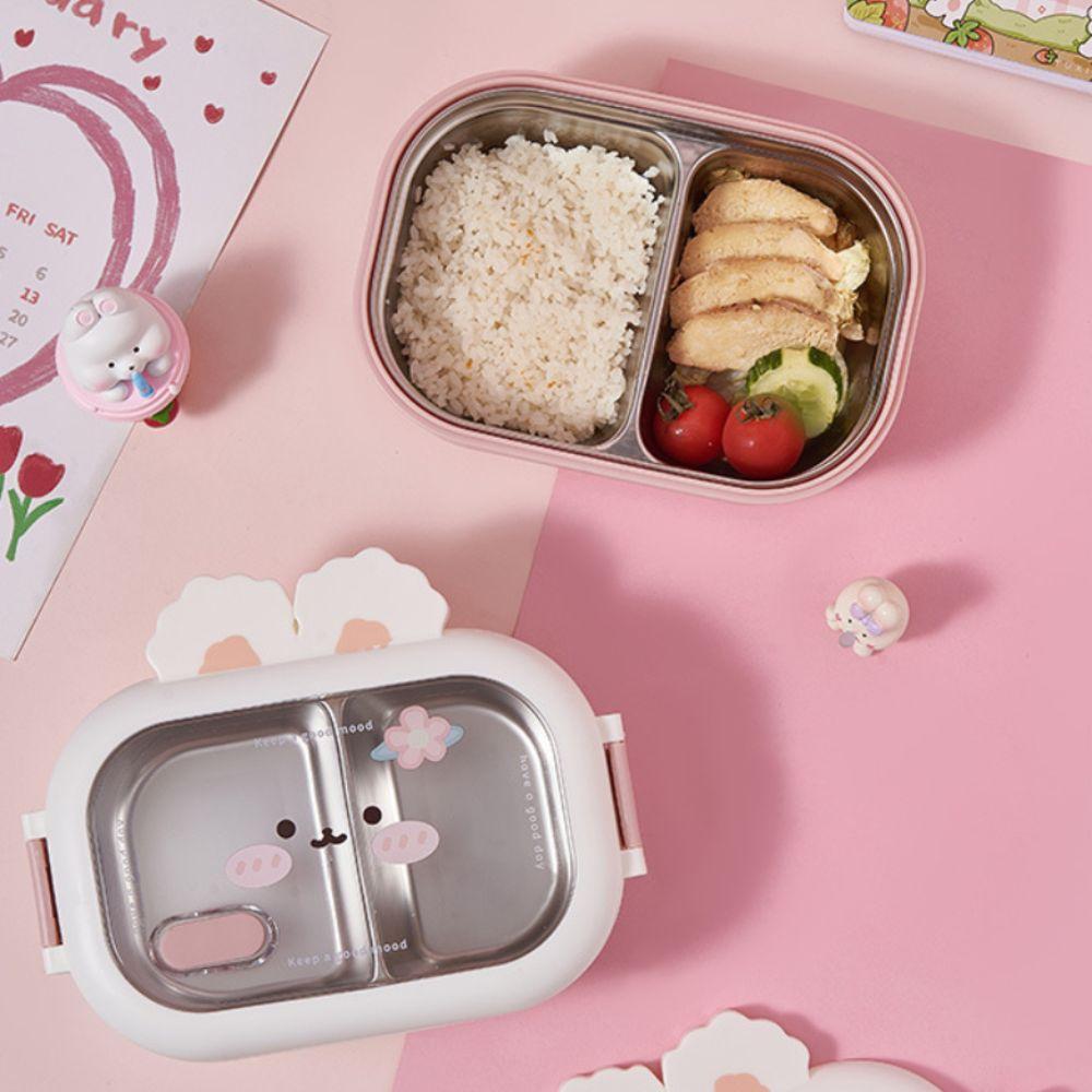Portable Divides Lunch Box Large Capacity Meal Box Food Containe Stainless Steel Lunch Box  Student