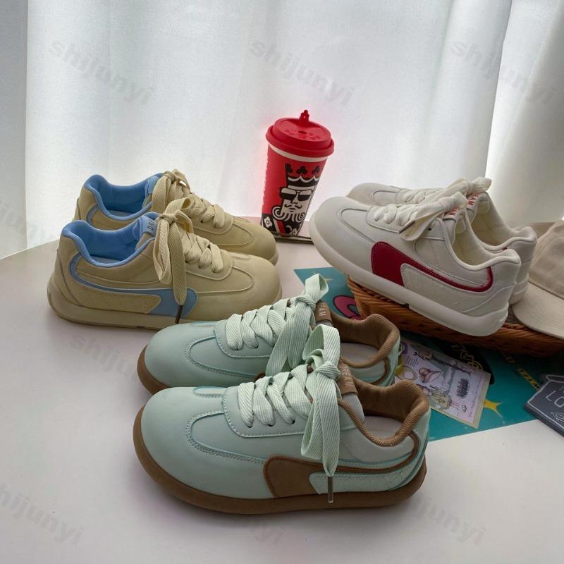 Fashion 2025 Spring New Retro Fashion Casual Sports Shoes for Women's Breathable Soft Soled Comfortable Non slip Shoes Low Top Sneakers