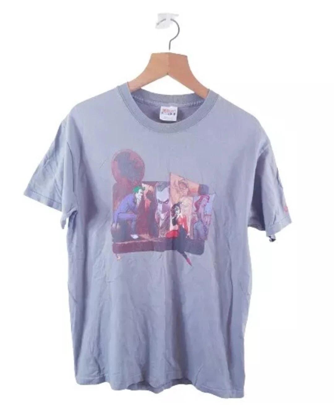 Men s Casual Graphic Hanes Beefy T Shirt Mens M Grey Short Sleeve 1... XL