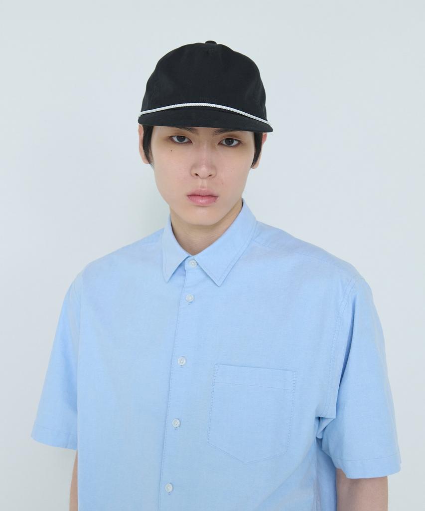 Deossingindeeodeeo 5 Panel Rope Cap Black