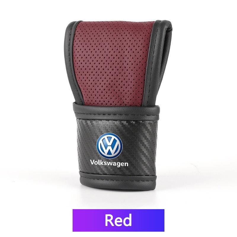 Pro VOLKSWAGEN VW Pro VW Volkswagen Auto Kryt na řadicí páku z kůže Kryt řadicí páky Dekorace rukojeti řazení Vhodné pro manuální automatickou převodovku Sh