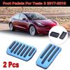 Footrest Plates Covers for Tesla Model 3 2017-2021, Electric Vehicle Pedal Protection Covers