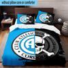 Atletico Belgrano Crest 3PCS Bedding Set 2D Printing (Includes 1 Duvet Cover + 2 Pillowcases Coreless), Bedroom decor,Fan gift