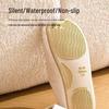 2025 Japanese-Style Silent Velvet-Lined Cotton Slippers for Men & Women: Non-Slip, Soft Sole, Ideal for Wood Floors