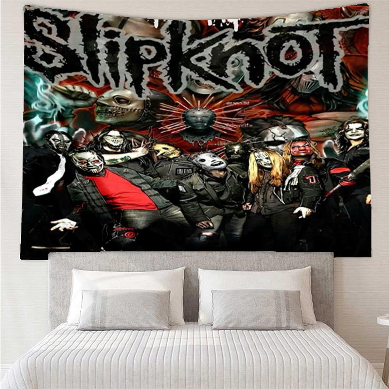 Rock music Slipk-not  Tapestry Hanging for Bedroom,Livingroom, Playroom,Decor Art Room Wall Tapestry Holiday and Birthday Gifts