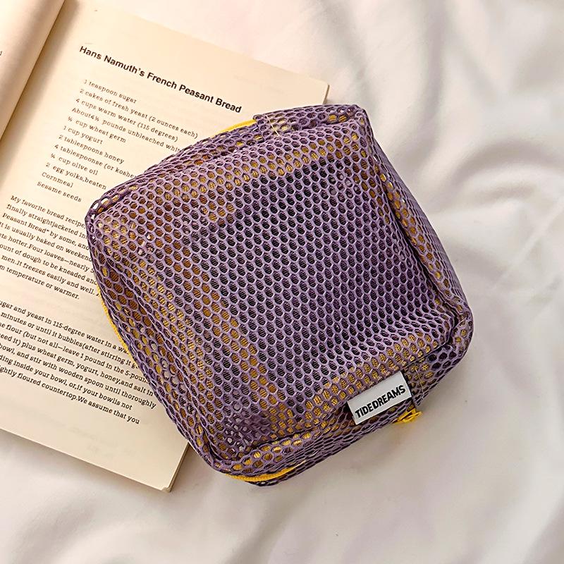Mini Mesh Travel Toiletry & Makeup Storage Bag