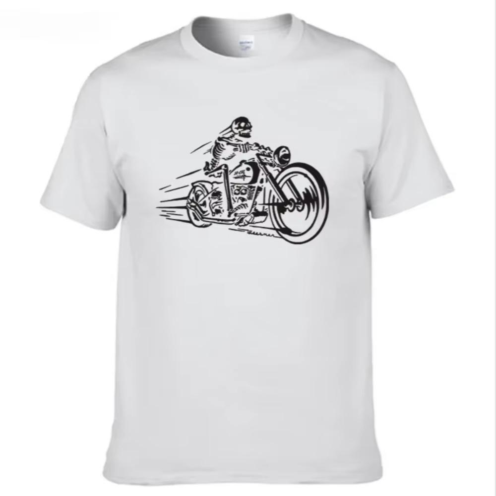 New Style Casual Printed Clothes T-shirt Men Shirt 3D Motorcycle Biker Hip Hop Summer Tshirt Tees Tops Casual T Shirt