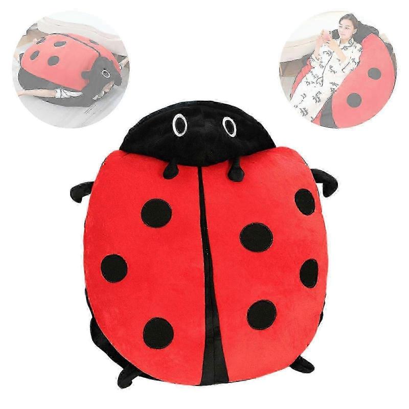 Wearable Ladybug Pillow Cute Warm Sleeping Wearable Plush Removable Oversized 100cm/39.4in Giant