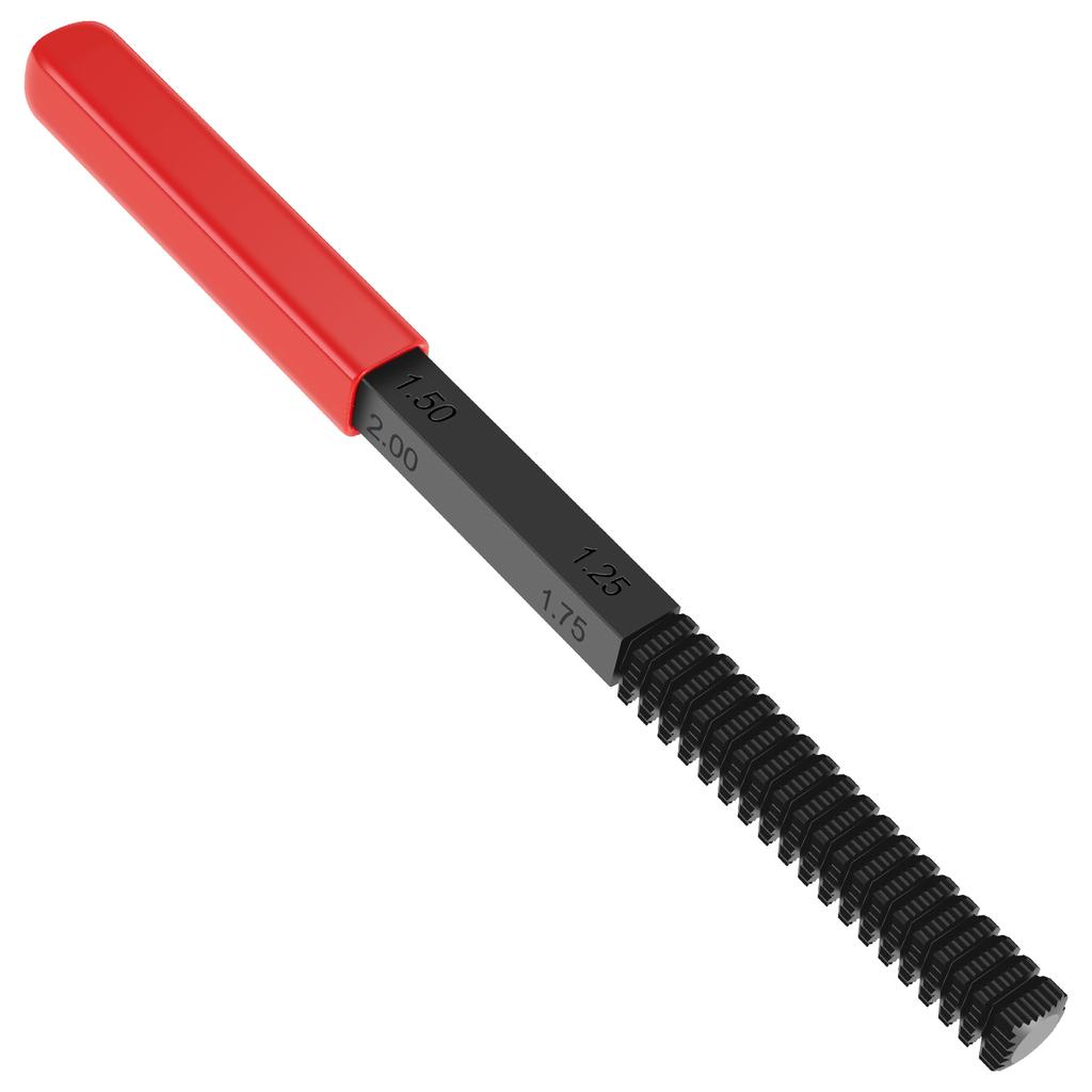 Thread File High Hardness Thread Restorer File Cleans Damaged Metric Thread Repair File for Stud Bolt Screw Pipe DIY Hand Tools