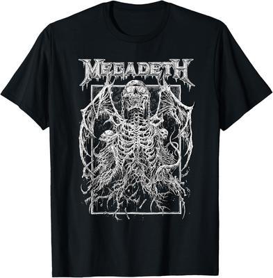 Megadeth Vintage Generál Vic Tričko Krátký rukáv Klasický horký produkt Y2k Prémiový Luxusní vysoká kvalita Unisex Oversized měkký